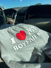 "I Love My Boyfriend" Sweat pants