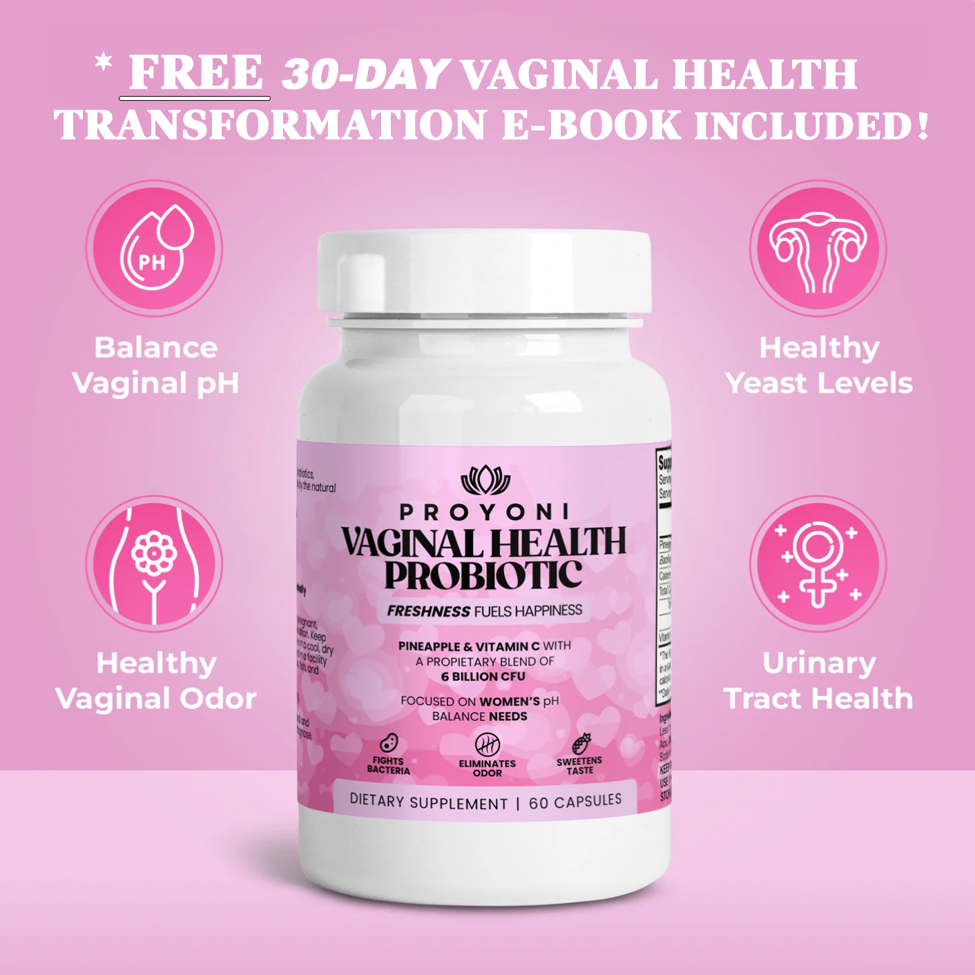 ProYoni Vaginal Probiotic - Infused With Pineapple